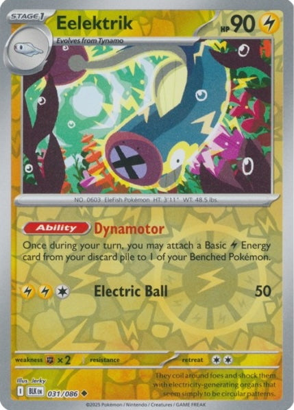 Black Bolt Eelektrik #31/86 reverse holo